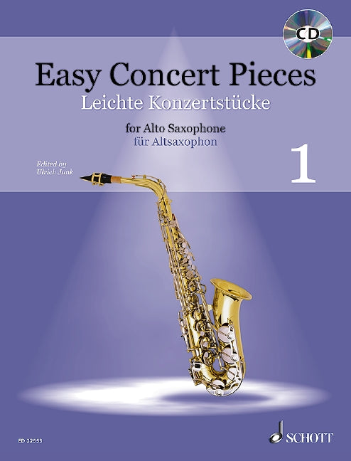 Easy Concert Pieces, vol. 1 [alto saxophone and piano]