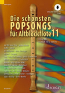 Die schönsten Popsongs für Alt-Blockflöte, vol. 11