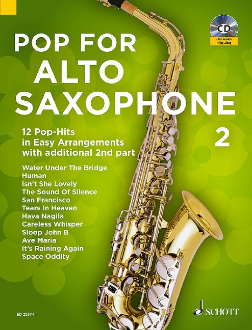 Pop For Alto Saxophone 2 [edition with CD]