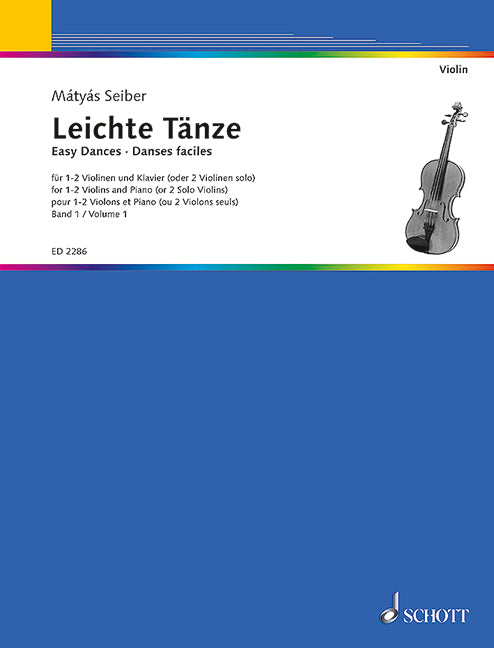Leichte Tänze, vol. 1 [1 or 2 violins and piano or 2 violins alone]