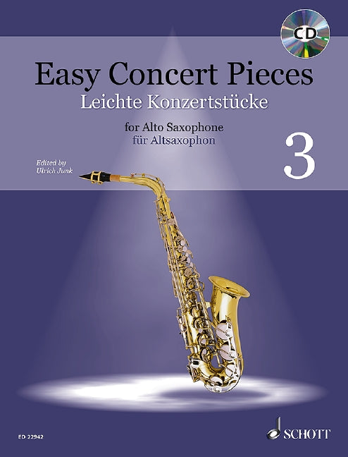 Easy Concert Pieces, vol. 3 [alto saxophone and piano]