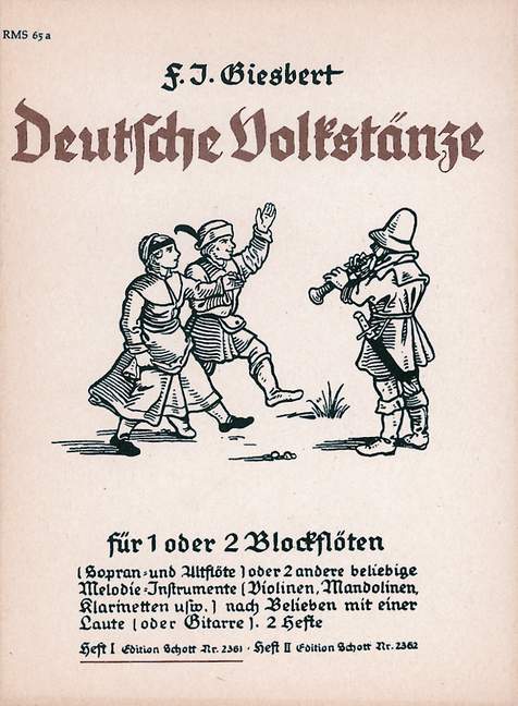 Deutsche Volkstänze, vol. 1