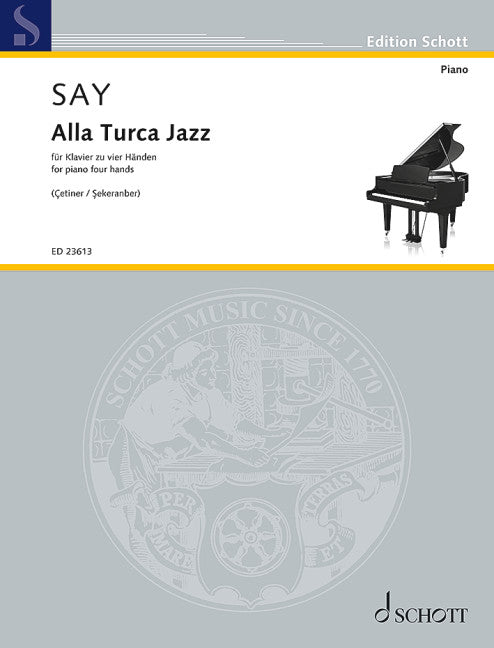 Alla Turca Jazz op. 5b (piano (4 hands))