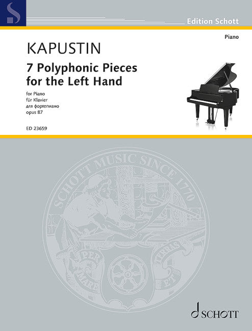 7 Polyphonic Pieces for the Left Hand op. 87