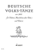 Deutsche Volkstänze um 1800