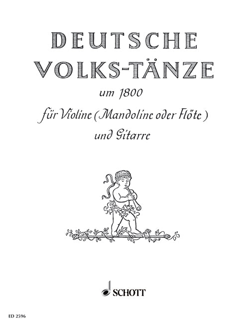 Deutsche Volkstänze um 1800