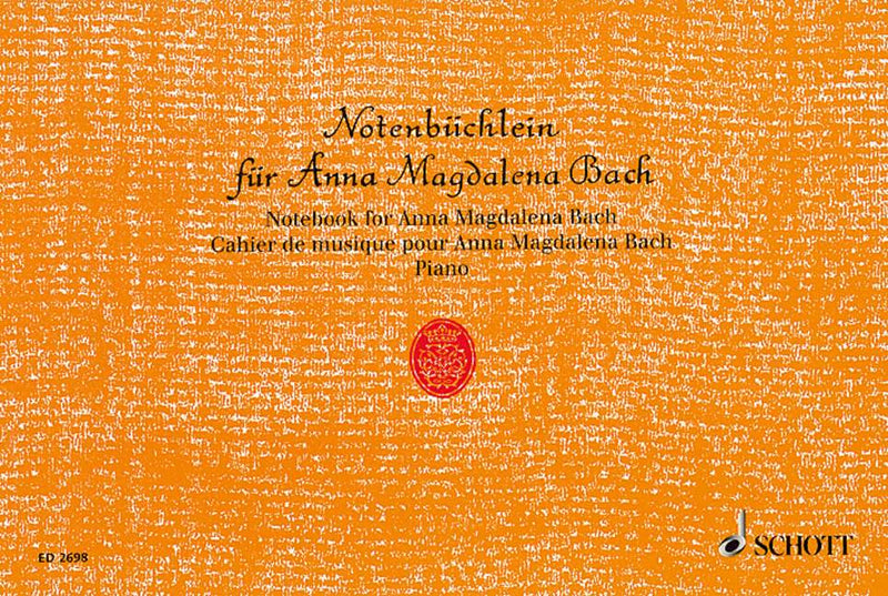 Notenbüchlein für Anna Magdalena Bach