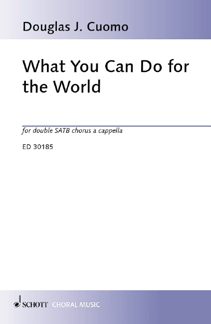 What You Can Do for the World