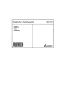 String Quartet no. 2 F Minor op. 10（パート譜）