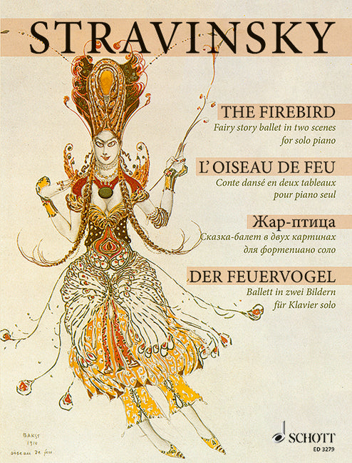 L'Oiseau de feu - Der Feuervogel [vocal/piano score]