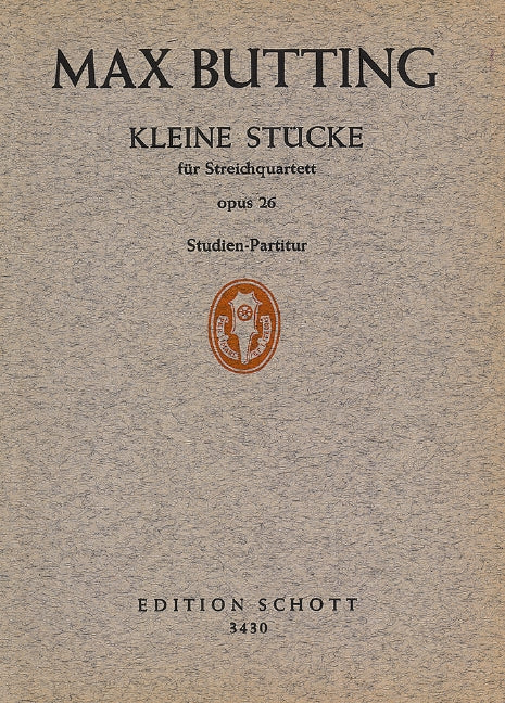 Kleine Stücke op. 26