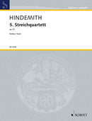 String Quartet no. 5, op. 32（ポケットスコア）