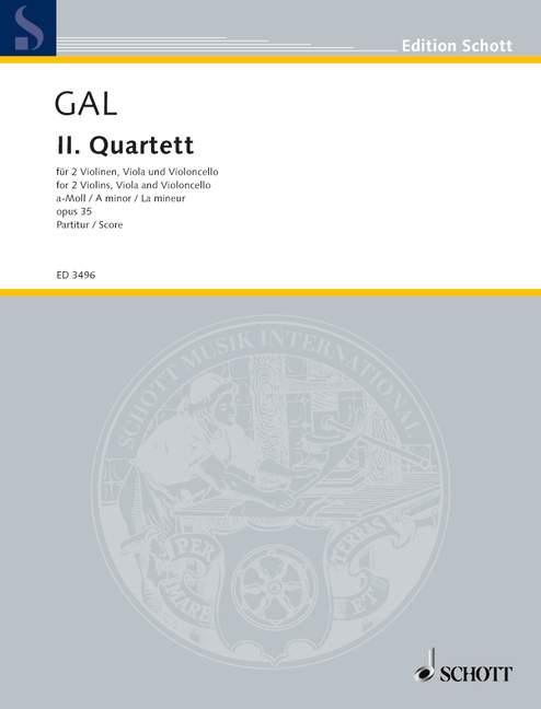 II. Quartett a-Moll op. 35 [score]