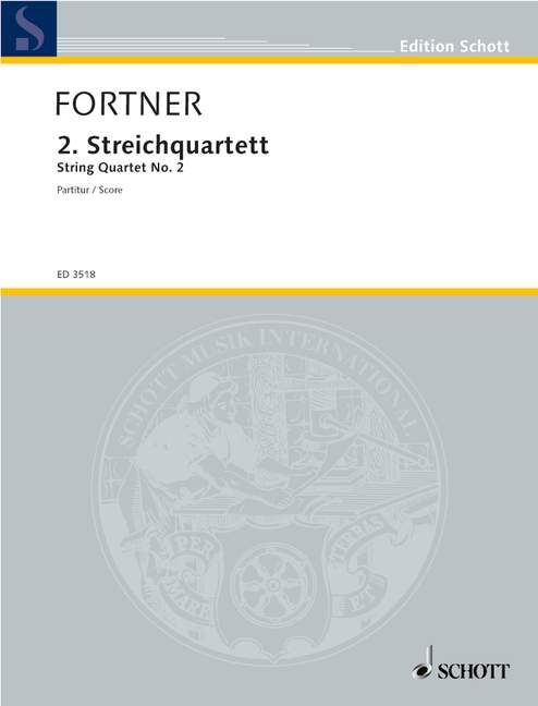 String Quartet no. 2 [study score]