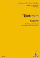 Concerto for Violin and Orchestra [study score]