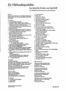 Die Weihnachtsgeschichte[Sheet of プラットドイッチュ text]