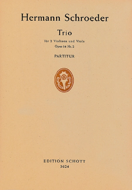 Trio op. 14/2 [study score]