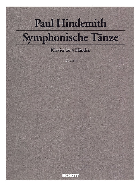 Symphonische Tänze [piano reduction for 2 pianos]