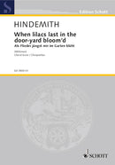 When lilacs last in the door-yard bloom'd [合唱楽譜]