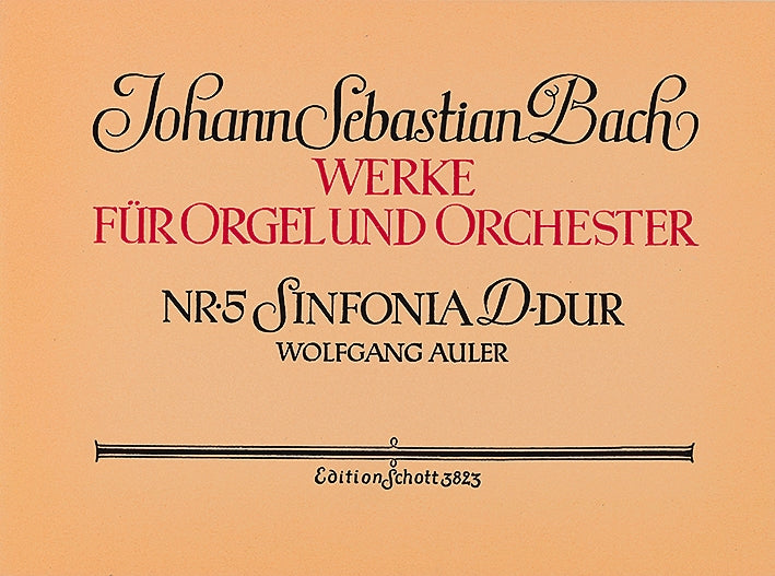 Sinfonia D major, Vorspiel der Kantate Nr. 169