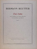 Drei Lieder op. 61