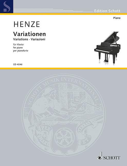 Variationen für Klavier op. 13