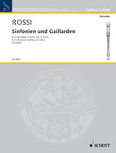 Sinfonien und Gaillarden [performance score]