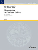Cinq poèmes de Charles d'Orléans