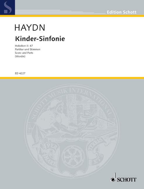 Kinder-Sinfonie Hob. II:47 (Score and parts)