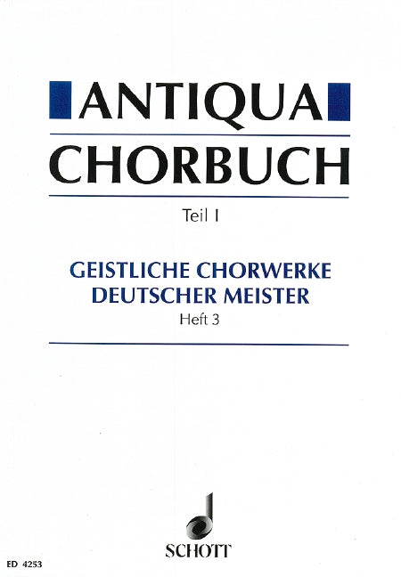 Antiqua-Chorbuch Teil I / Book 3