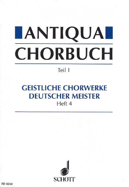 Antiqua-Chorbuch Teil I / Book 4