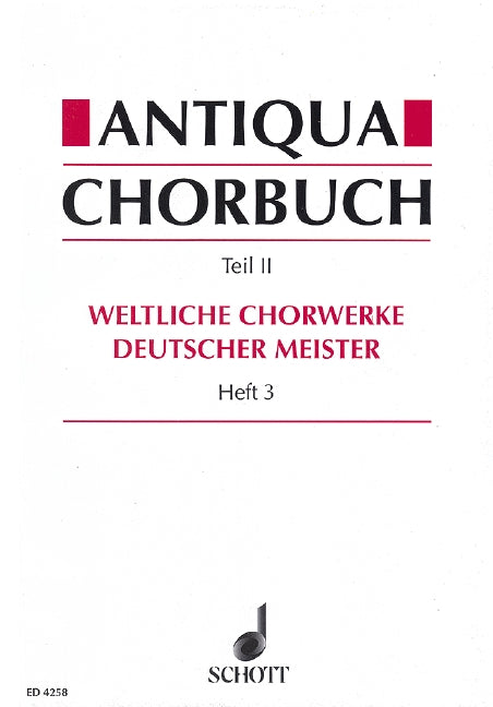 Antiqua-Chorbuch Teil II / Book 3