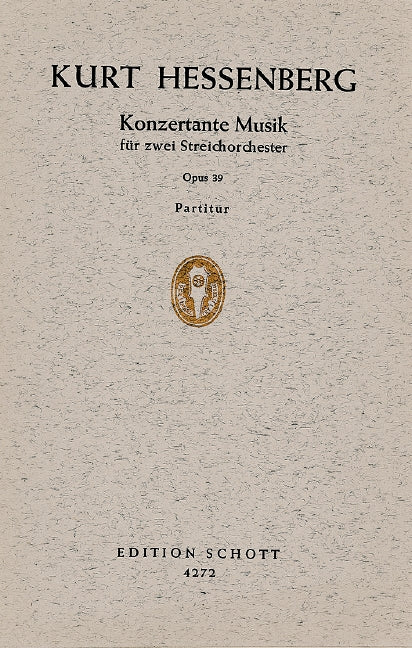 Konzertante Musik op. 39