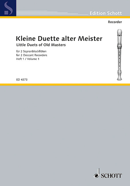 Kleine Duette alter Meister, vol. 1