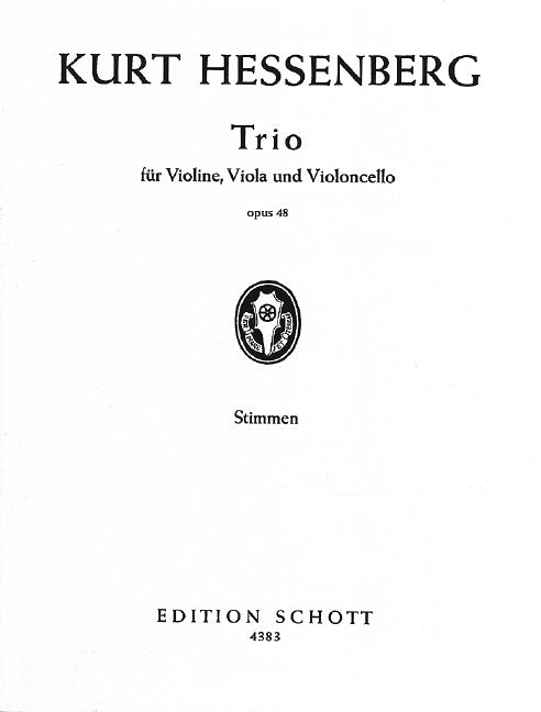 Trio op. 48 [set of parts]