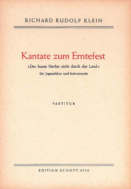 Kantate zum Erntefest