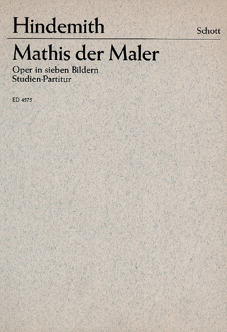 Mathis der Maler [study score]