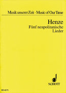 Cinque canzoni napoletane [study score]