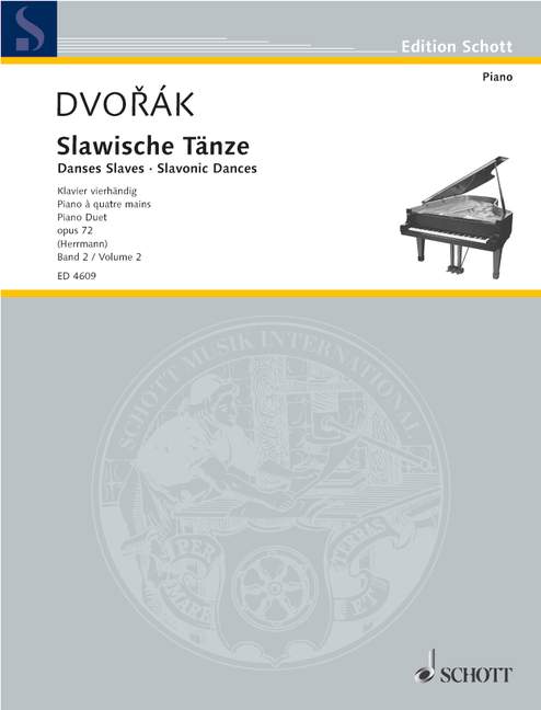 Slawische Tänze op. 72 (Piano, 4 hands)