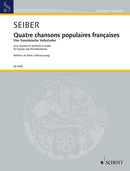 Quatre chansons populaires françaises