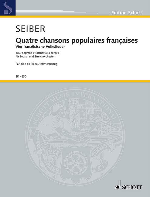 Quatre chansons populaires françaises