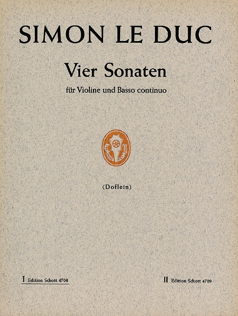 4 Sonaten, vol. 1