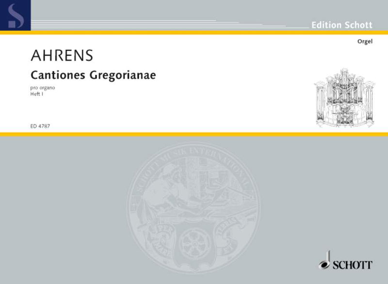 Cantiones Gregorianae pro organo, vol. 1