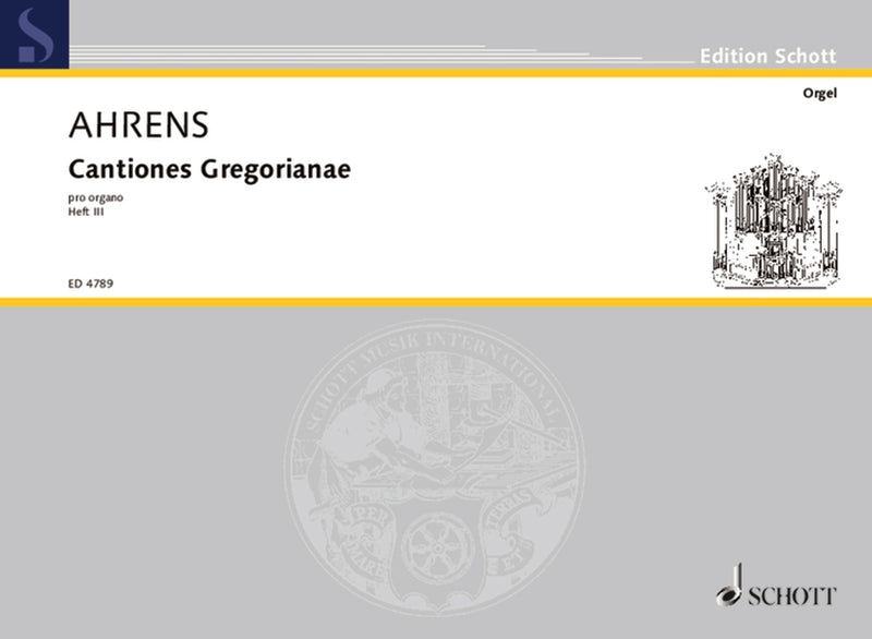 Cantiones Gregorianae pro organo, vol. 3