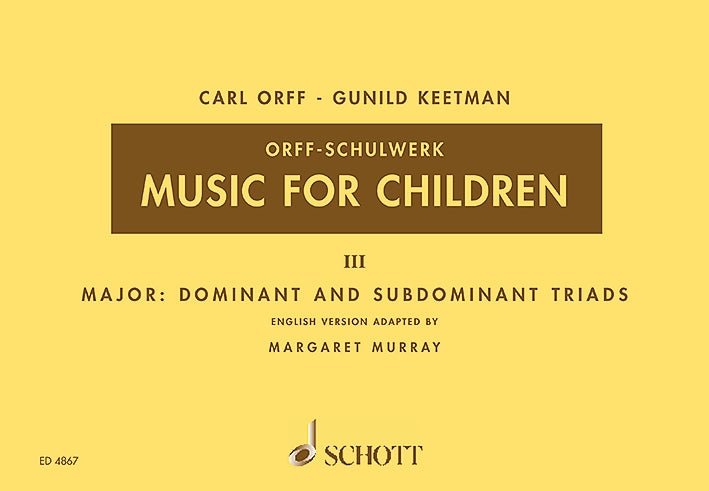 Music for Children (Murray校訂), vol. 3