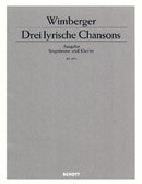 Drei lyrische Chansons