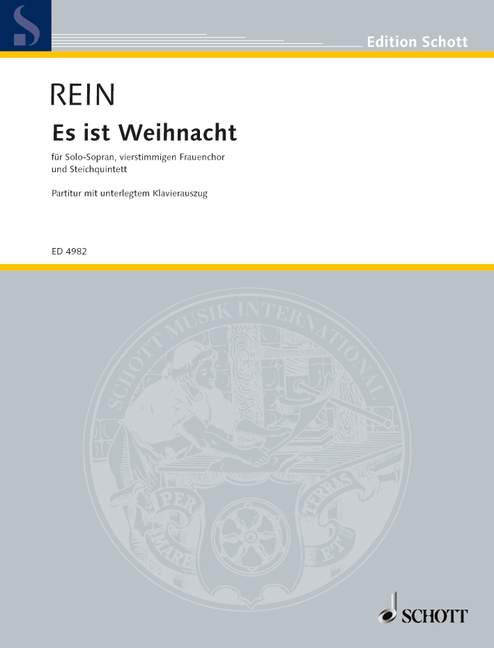 Es ist Weihnacht [score]