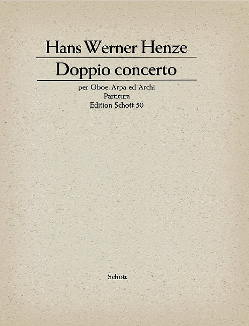 Doppio Concerto [full score]