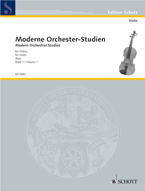 Moderne Orchester-Studien für Violine, vol. 1