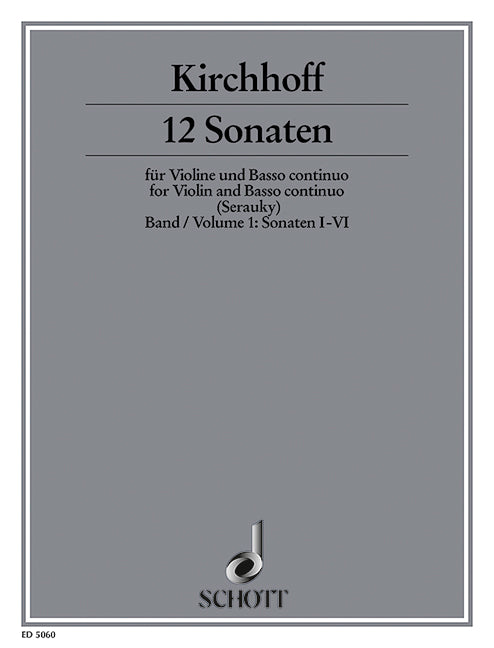 12 Sonaten, vol. 1